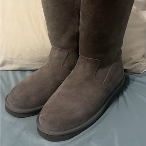 Uggs Ugg zipper knee high boots charcoal grey size 8